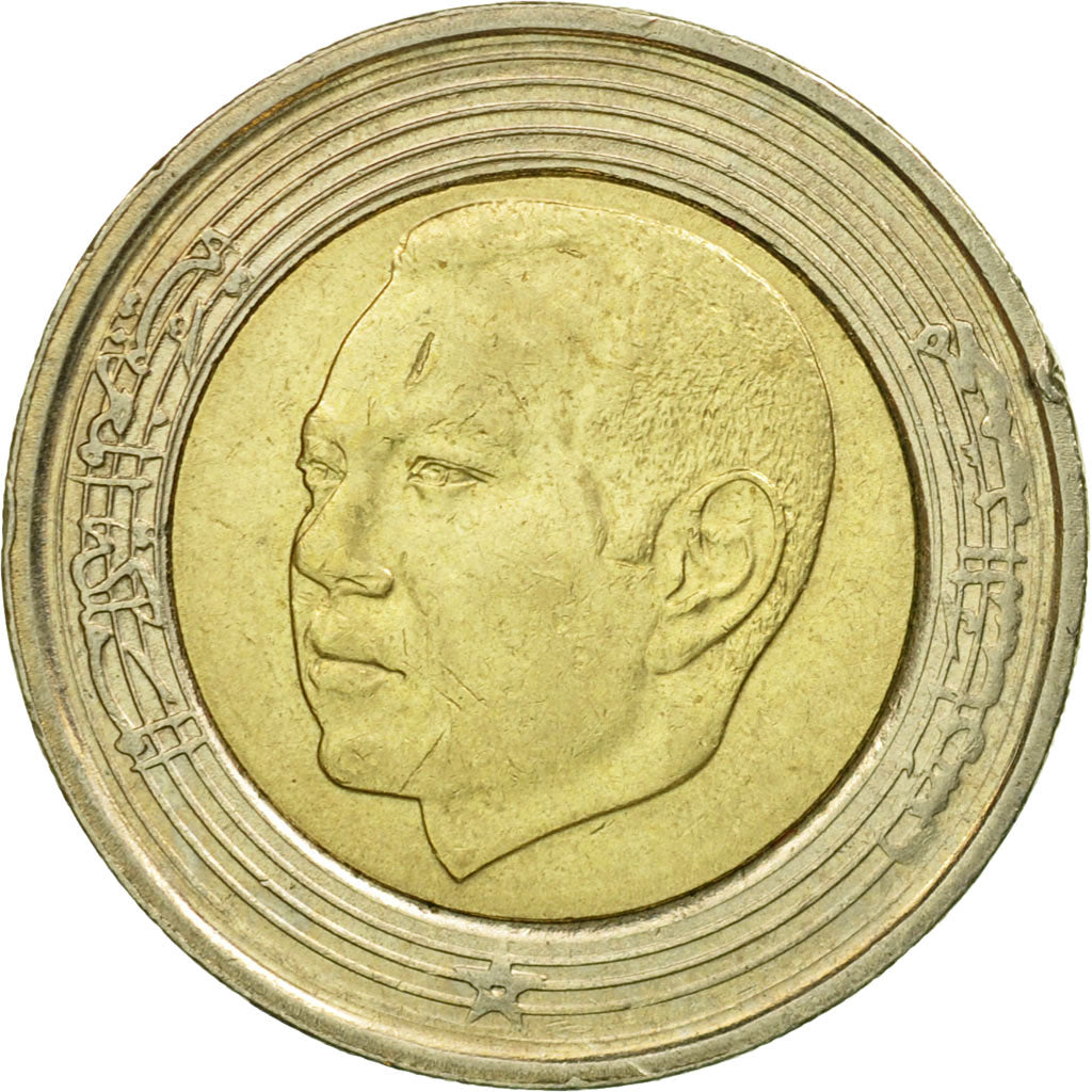 Monnaie, Maroc, Mohammed VI, 5 Dirhams, 2002/AH1423, Paris, TTB, Bi-Metallic