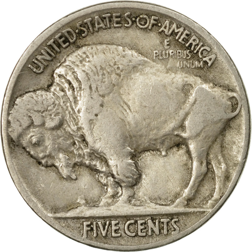Munten, Verenigde Staten, Buffalo Nickel, 5 Cents, 1919, U.S. Mint