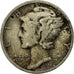Coin, United States, Mercury Dime, Dime, 1944, U.S. Mint, Philadelphia