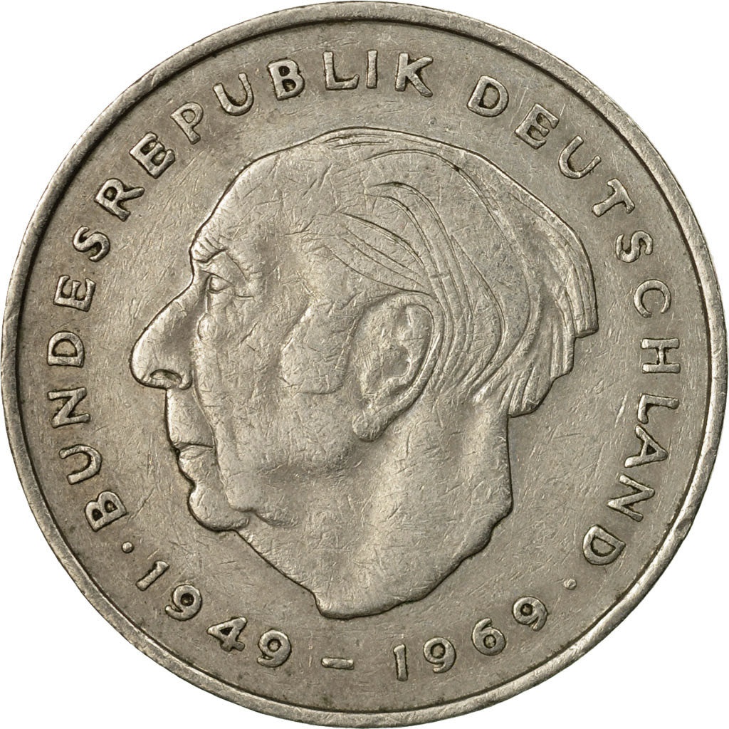 Monnaie, République fédérale allemande, 2 Mark, 1970, Hambourg, TTB