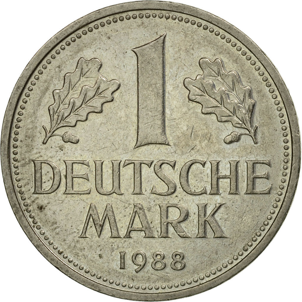 Münze, Bundesrepublik Deutschland, Mark, 1988, Munich, SS, Copper-nickel