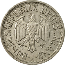 Coin, GERMANY - FEDERAL REPUBLIC, Mark, 1954, Hambourg, VF(20-25)