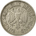 Coin, GERMANY - FEDERAL REPUBLIC, Mark, 1954, Hambourg, VF(20-25)