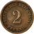 Coin, GERMANY - EMPIRE, Wilhelm I, 2 Pfennig, 1874, Karlsruhe, EF(40-45)