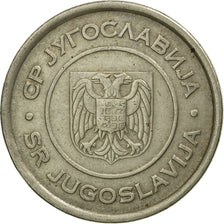 Monnaie, Yougoslavie, 5 Dinara, 2000, Belgrade, TTB, Copper-Nickel-Zinc, KM:182