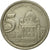 Munten, Joegoslaviëe, 5 Dinara, 2000, Belgrade, ZF, Copper-Nickel-Zinc, KM:182