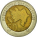 Coin, Azerbaijan, 50 Qapik, Undated (2006), EF(40-45), Bi-Metallic, KM:44