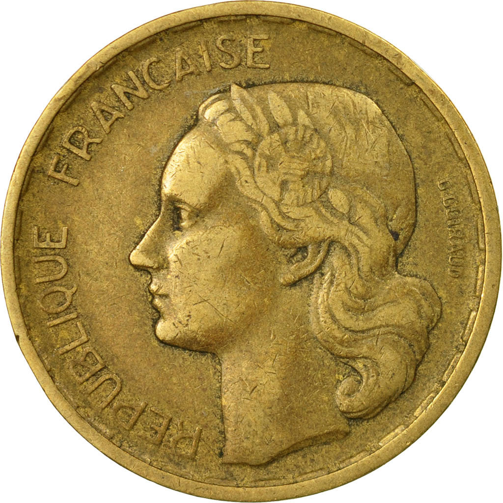 Coin, France, Guiraud, 20 Francs, 1950, Beaumont - Le Roger, VF(30-35)