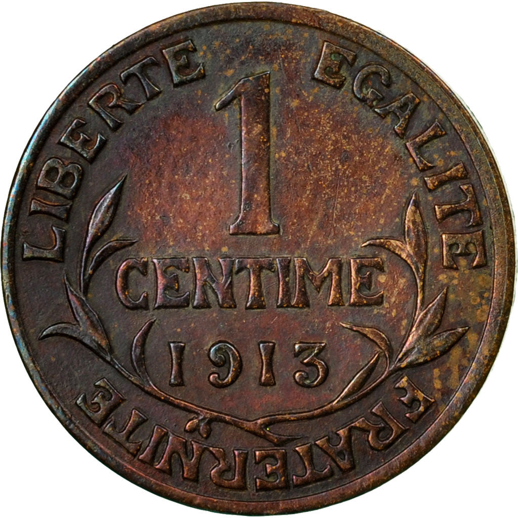 Coin, France, Dupuis, Centime, 1913, Paris, VF(30-35), Bronze, KM:840, Le