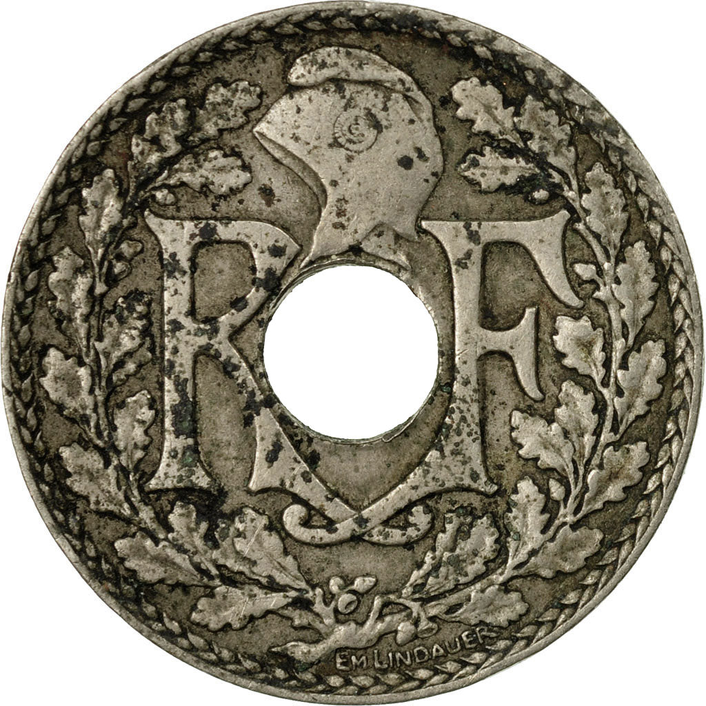 Monnaie, France, Lindauer, 10 Centimes, 1919, Paris, B+, Copper-nickel, KM:866a