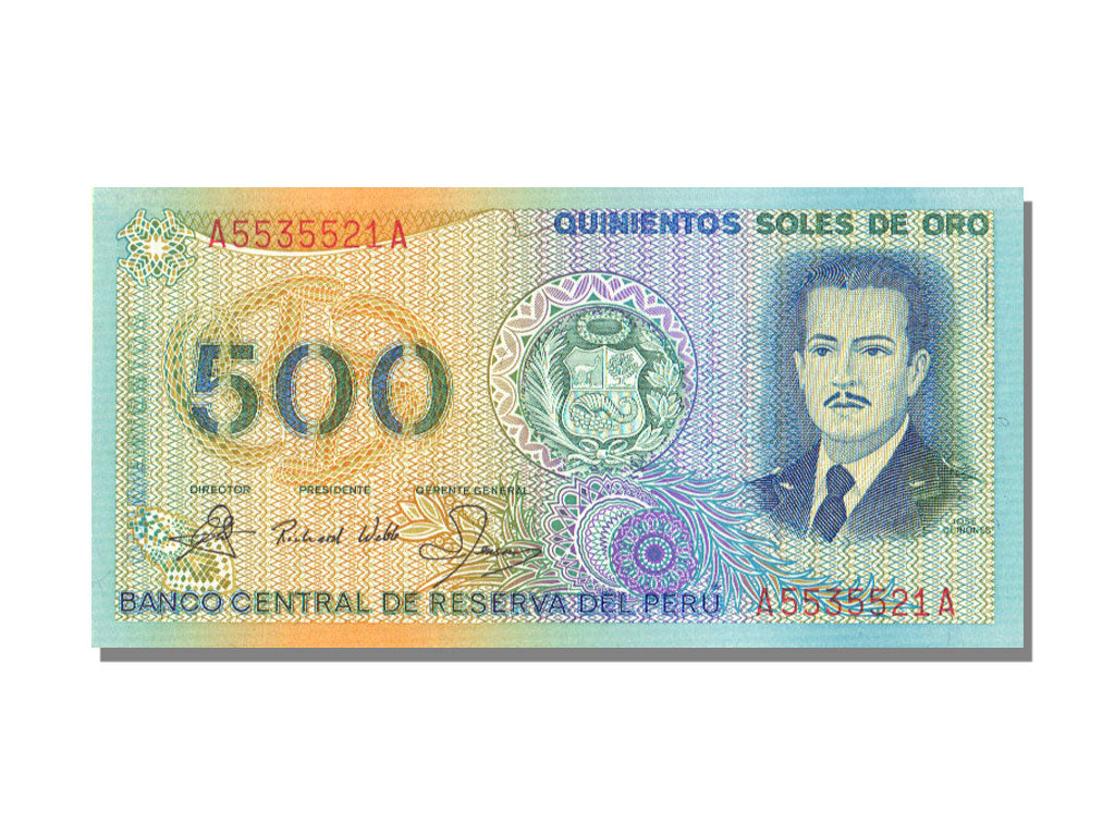 Peru, 500 Soles de Oro, 1982, KM #125A, 1982-03-18, UNC(65-70), A