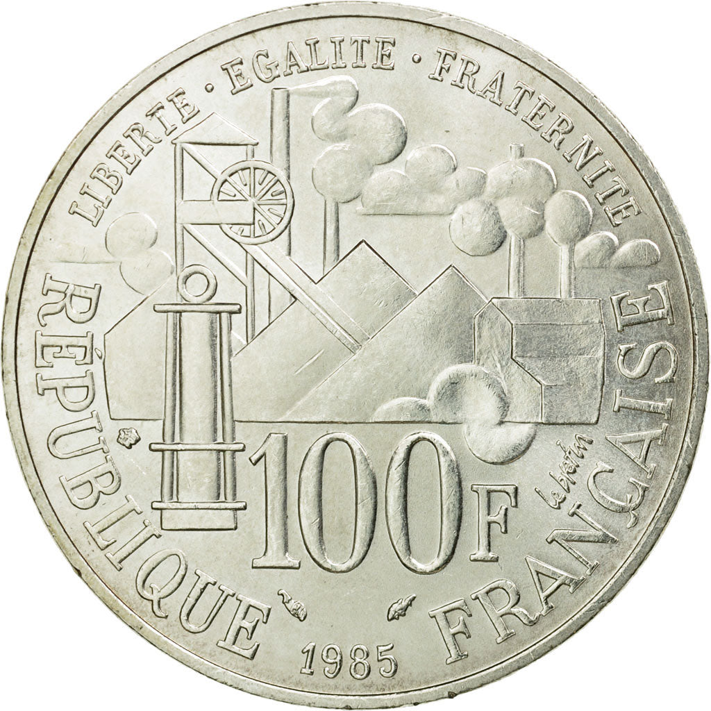 Monnaie, France, Germinal, 100 Francs, 1985, SPL, Argent, KM:957, Le Franc:F.453