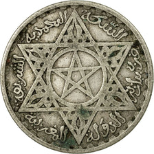 Coin, Morocco, Mohammed V, 100 Francs, AH 1372/1953, Paris, VF(20-25), Silver