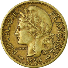 Coin, Cameroon, 50 Centimes, 1924, Paris, EF(40-45), Aluminum-Bronze, KM:1