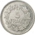 Monnaie, France, Lavrillier, 5 Francs, 1945, Paris, TB, Aluminium, KM:888b.1, Le