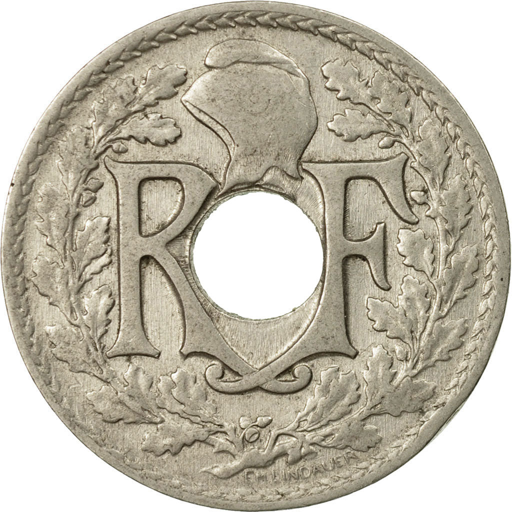Monnaie, France, Lindauer, 25 Centimes, 1914, TTB, Nickel, KM:867, Le