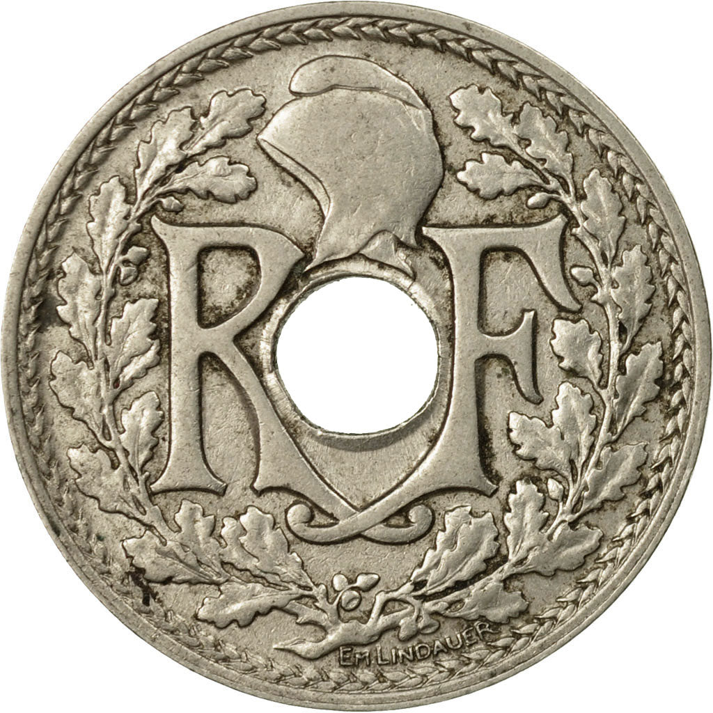 Coin, France, Lindauer, 25 Centimes, 1914, VF(30-35), Nickel, KM:867, Le