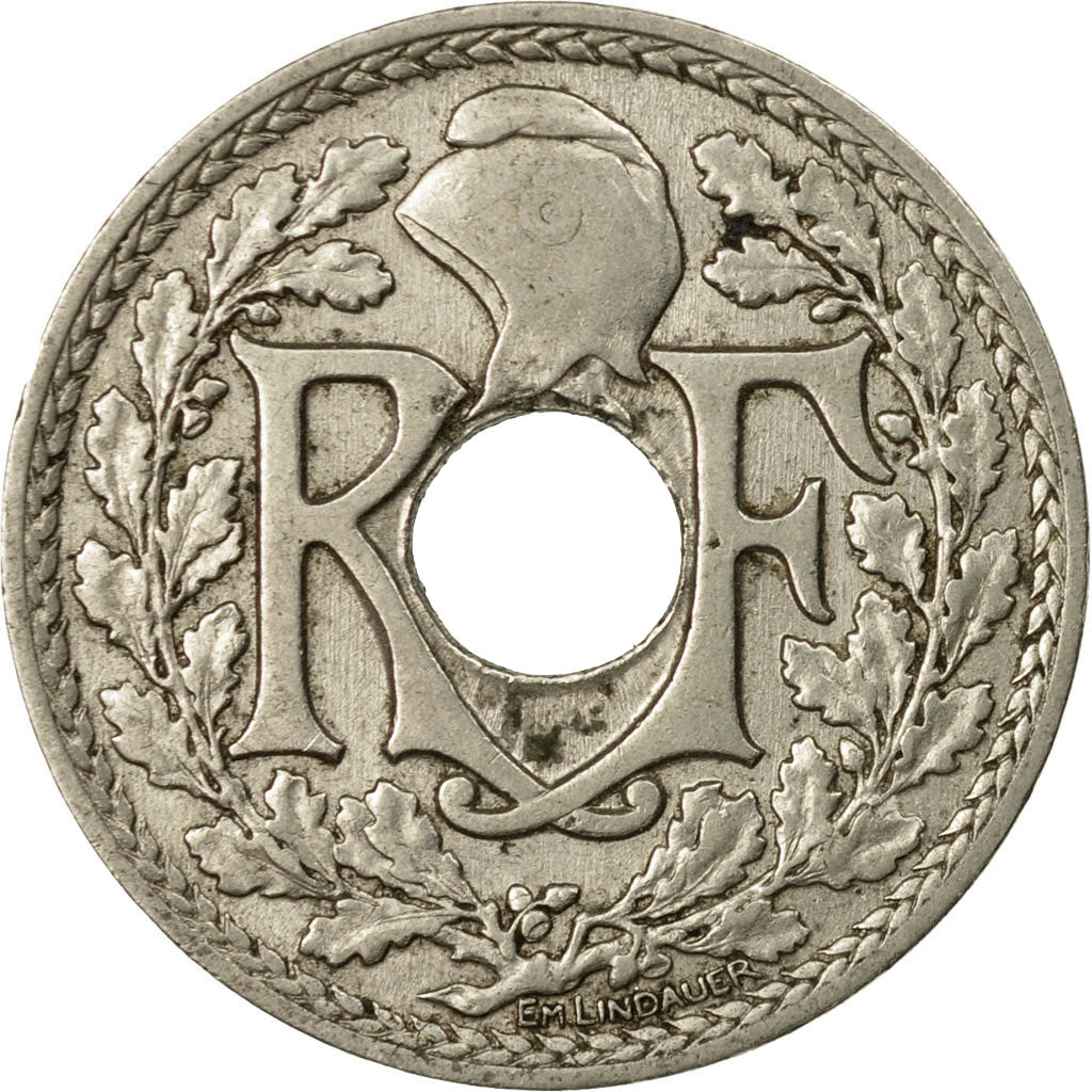 Coin, France, Lindauer, 25 Centimes, 1914, VF(20-25), Nickel, KM:867, Le