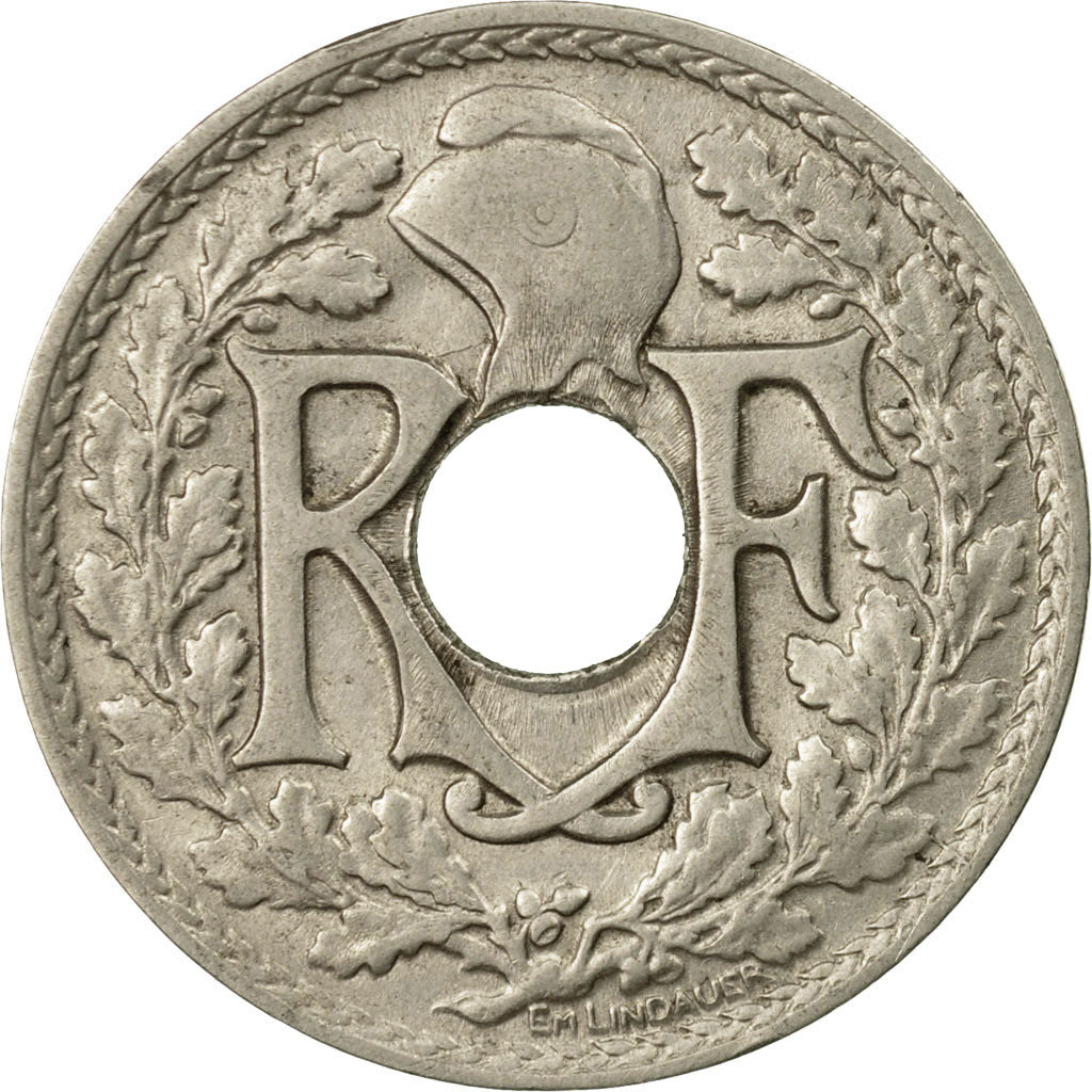 Coin, France, Lindauer, 25 Centimes, 1915, EF(40-45), Nickel, KM:867, Le