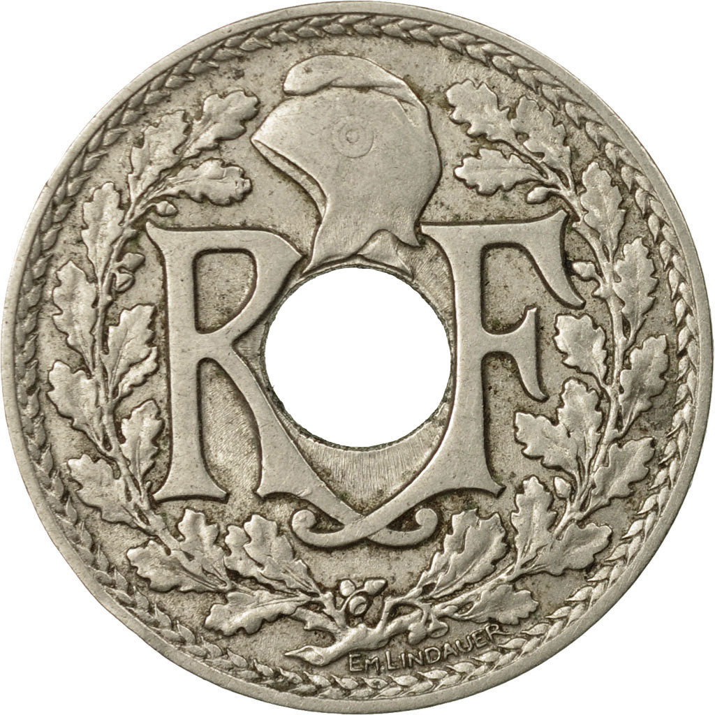Coin, France, Lindauer, 25 Centimes, 1915, VF(30-35), Nickel, KM:867, Le