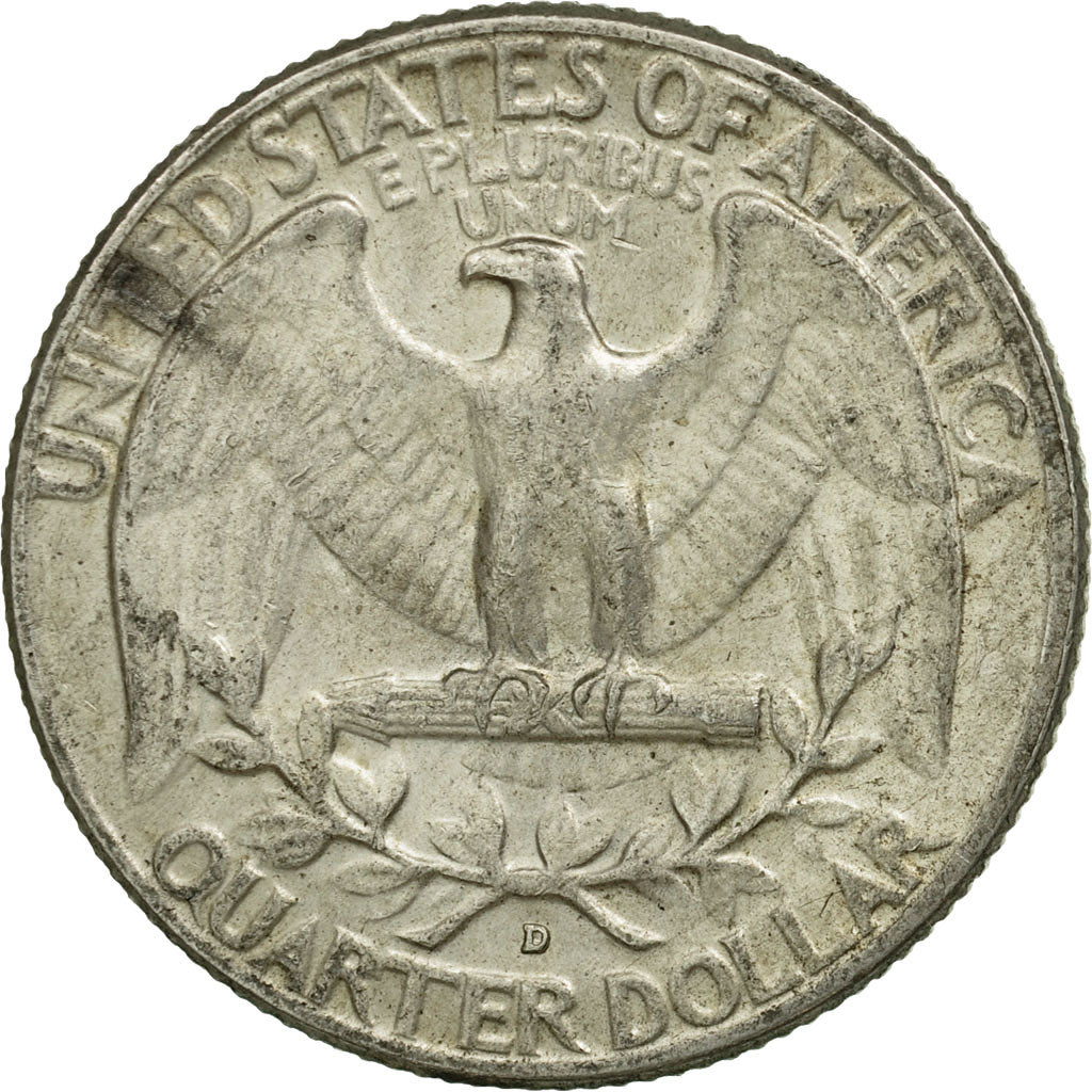 Coin, United States, Washington Quarter, Quarter, 1962, U.S. Mint, Denver