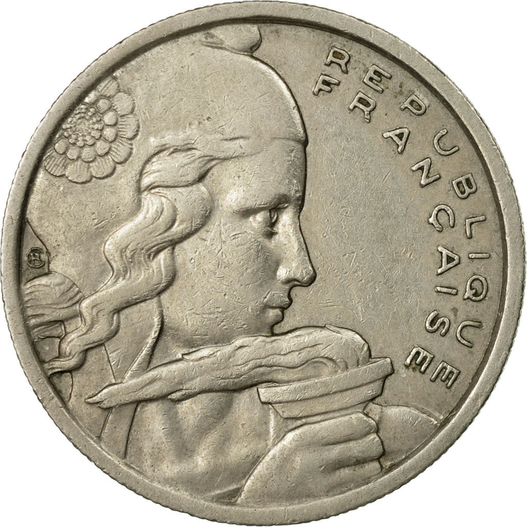 Münze, Frankreich, Cochet, 100 Francs, 1956, SS, Copper-nickel, KM:919.1, Le