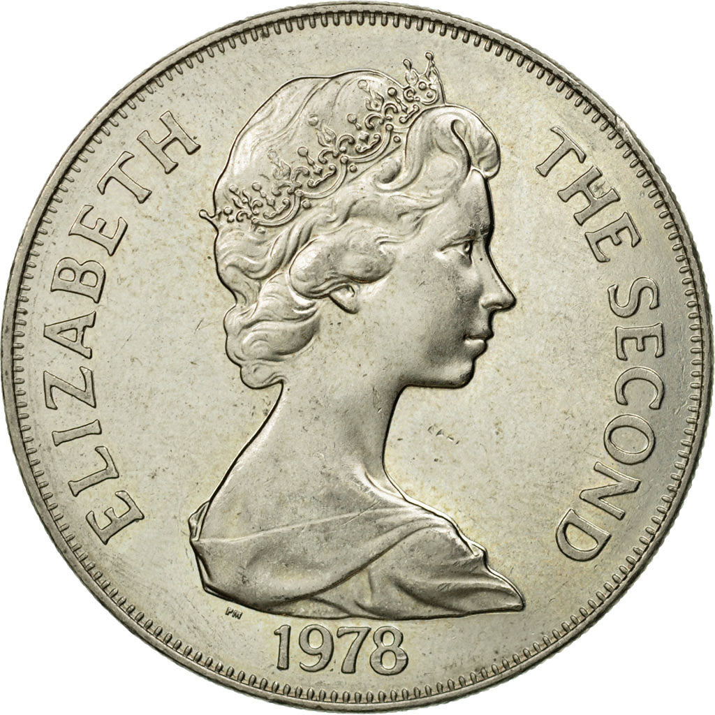 Coin, Saint Helena, Elizabeth II, 25 Pence, Crown, 1978, Pobjoy Mint, AU(55-58)