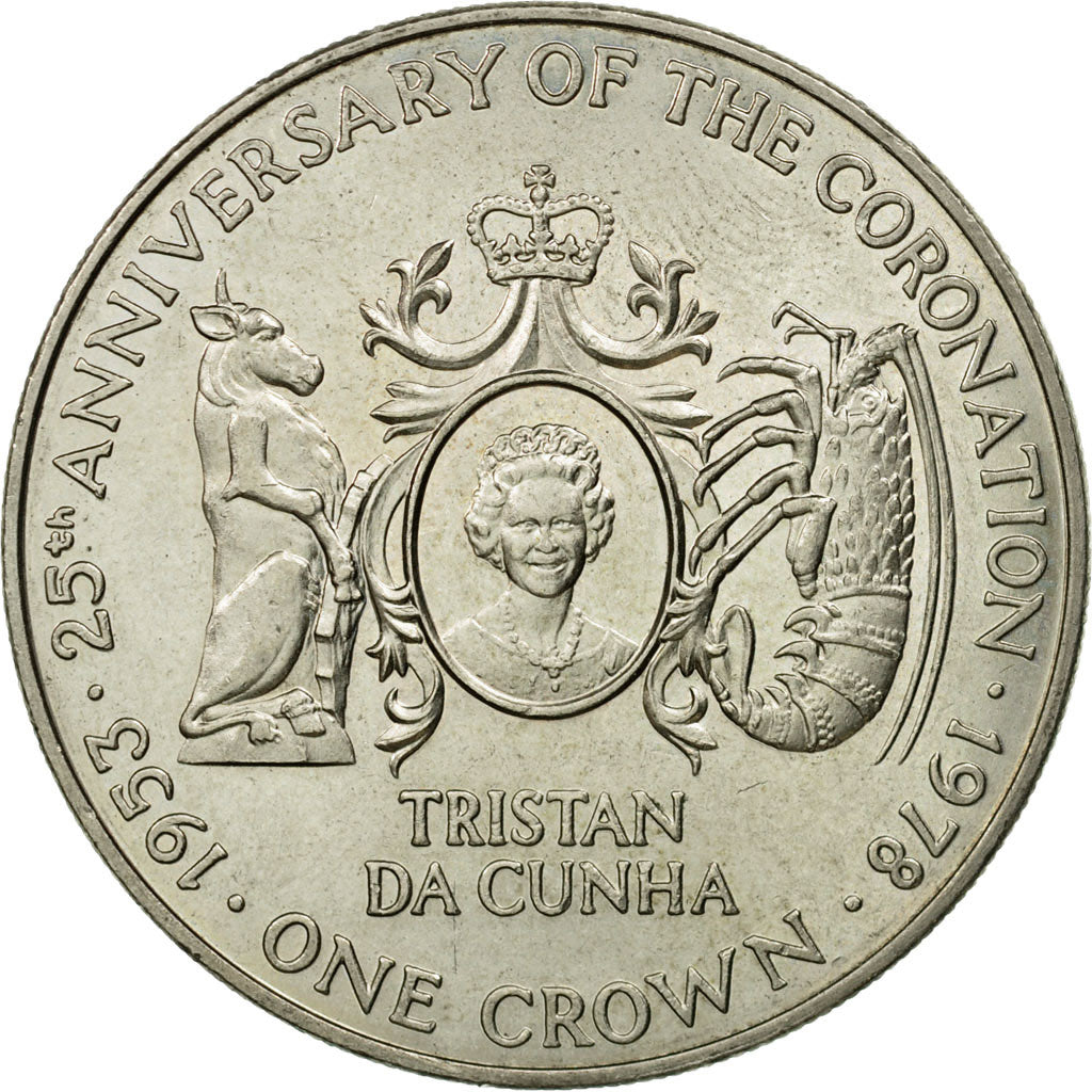 Coin, Saint Helena, Elizabeth II, 25 Pence, Crown, 1978, Pobjoy Mint, AU(55-58)