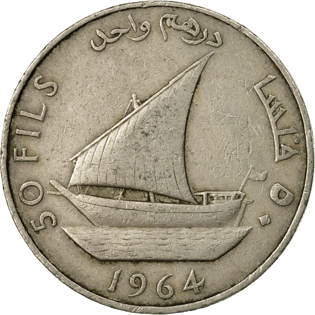 Monnaie, SOUTH ARABIA, 50 Fils, 1964, TB+, Copper-nickel, KM:4