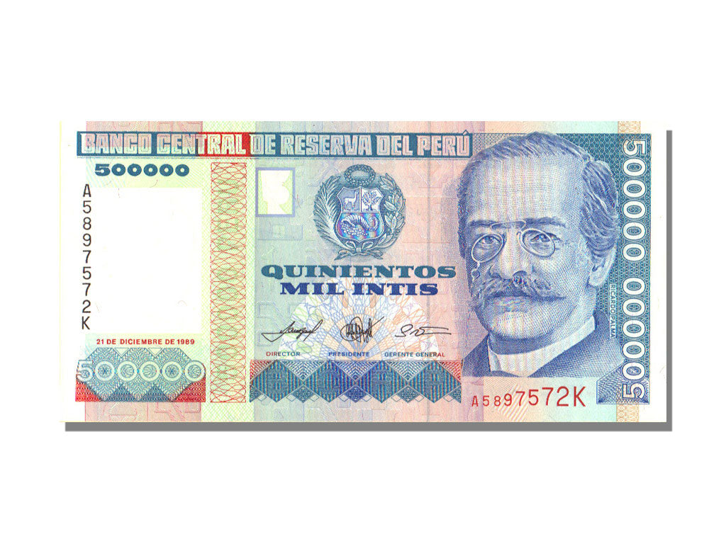 Peru, 500 000 Intis, 1989, 1989-12-21, UNC(65-70)