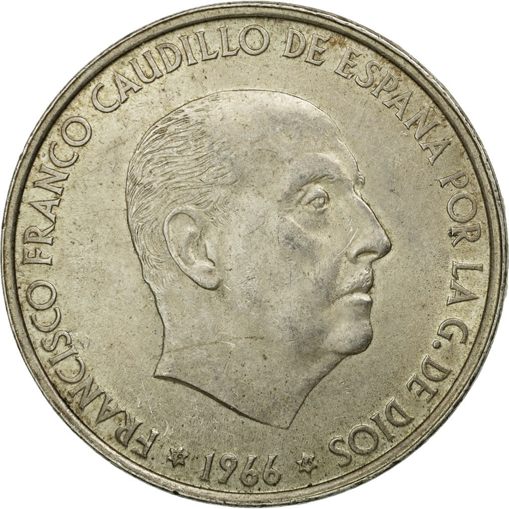 Münze, Spanien, Caudillo and regent, 100 Pesetas, 1966, Madrid, SS, Silber