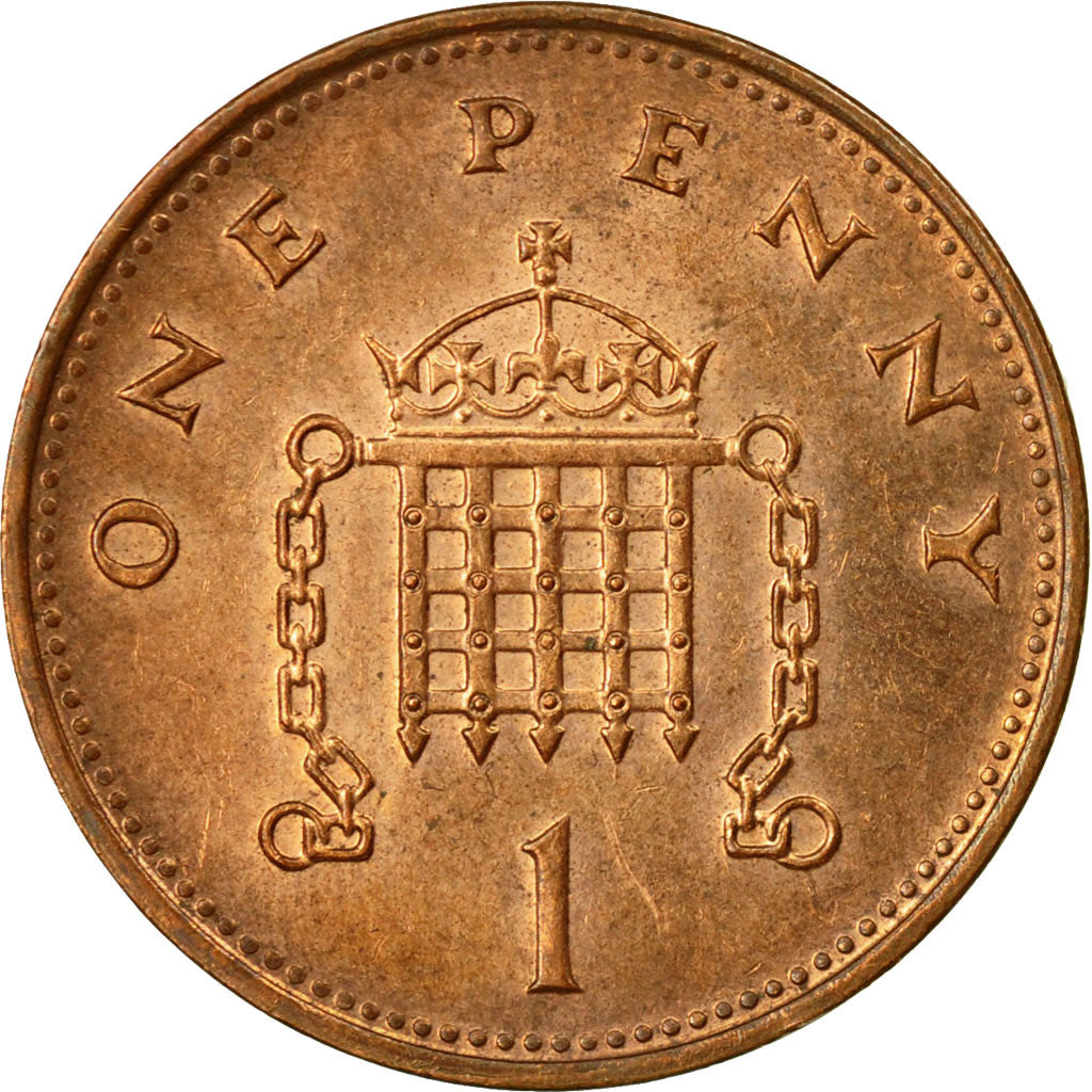 Münze, Großbritannien, Elizabeth II, Penny, 1994, SGE, Copper Plated Steel