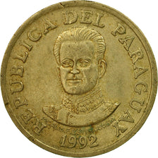 Moneda, Paraguay, 50 Guaranies, 1992, MBC, Cobre - níquel - cinc, KM:191