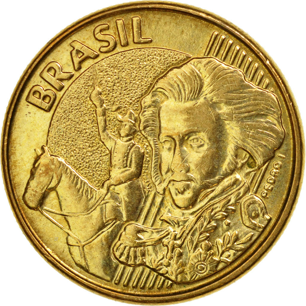Monnaie, Brésil, 10 Centavos, 2006, SUP, Bronze Plated Steel, KM:649.2