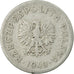 Moneta, Polonia, 50 Groszy, 1949, Warsaw, MB+, Alluminio, KM:44a