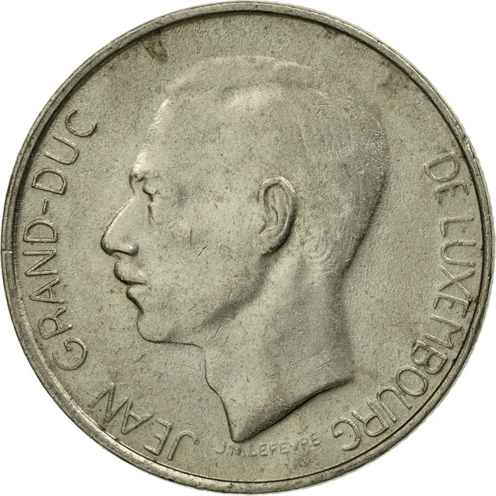 Moneta, Lussemburgo, Jean, 5 Francs, 1981, BB, Rame-nichel, KM:56