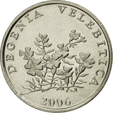 Munten, Kroatië, 50 Lipa, 2006, ZF+, Nickel plated steel, KM:19