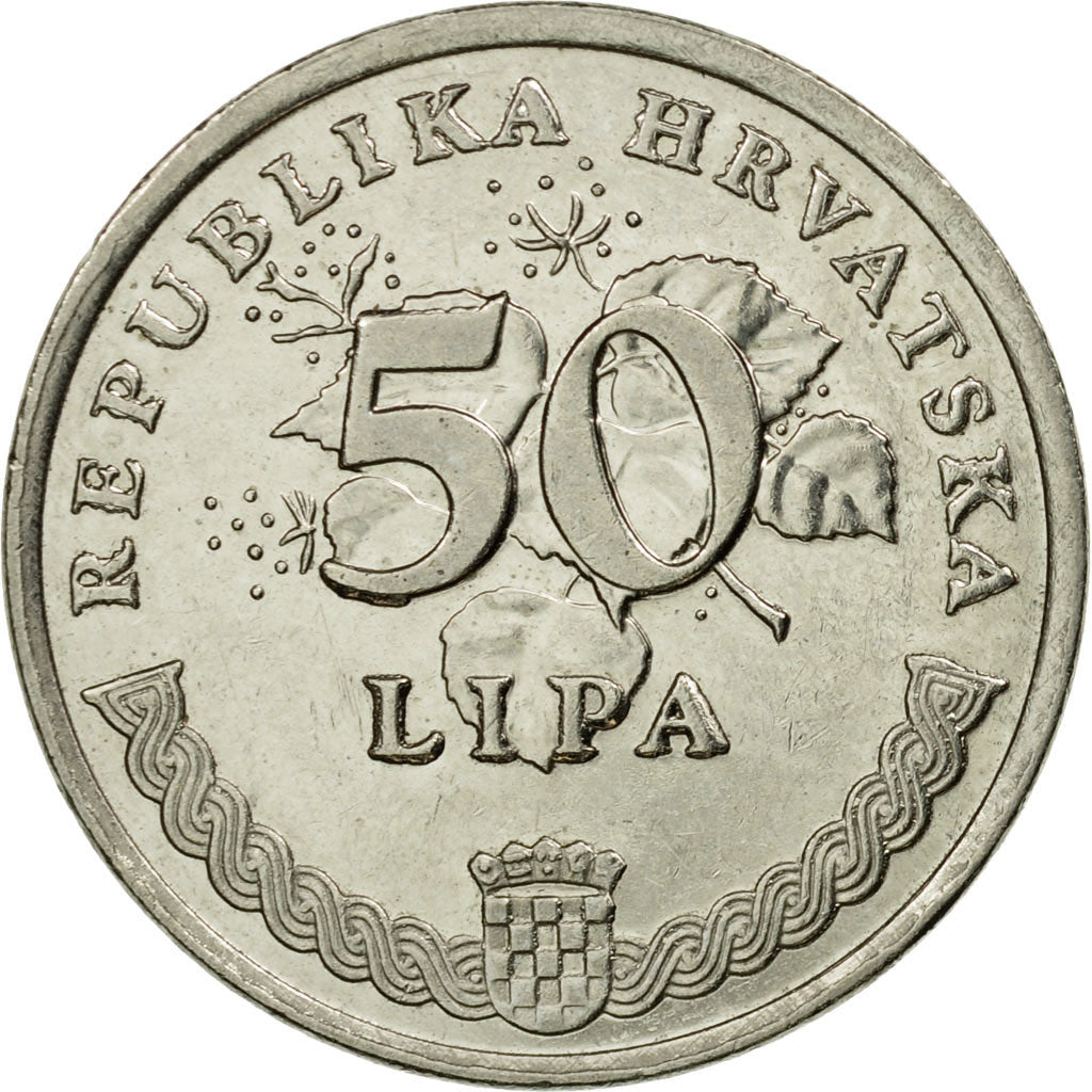 Monnaie, Croatie, 50 Lipa, 2006, TTB, Nickel plated steel, KM:19