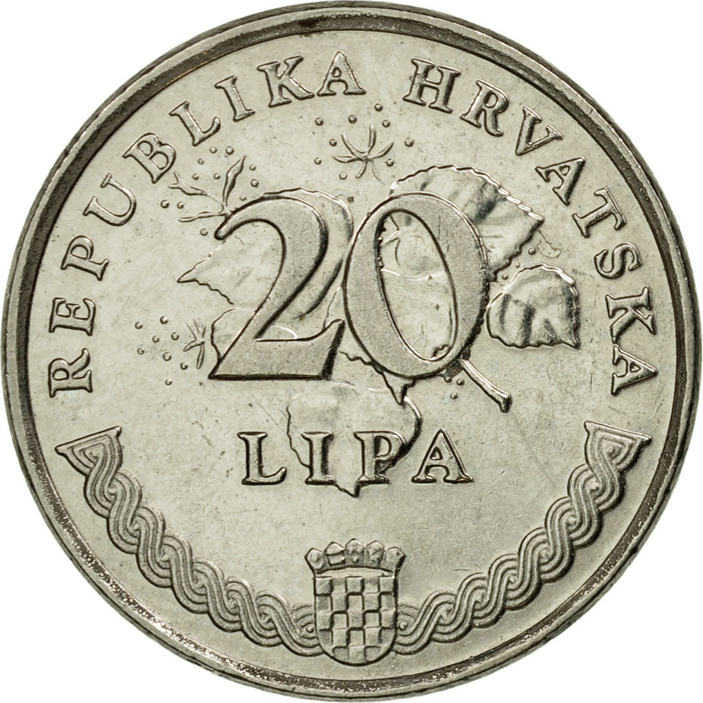 Monnaie, Croatie, 20 Lipa, 2006, TTB, Nickel plated steel, KM:17