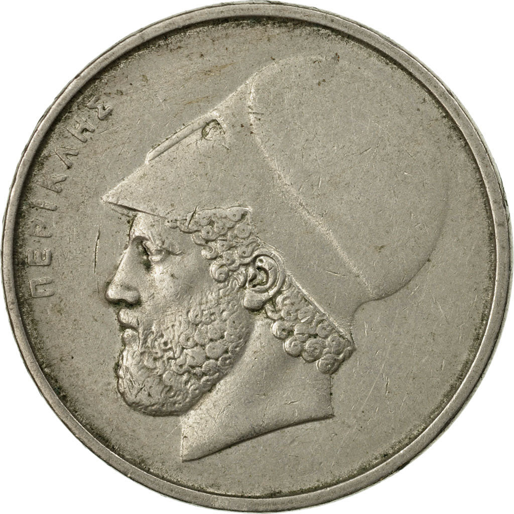 Coin, Greece, 20 Drachmes, 1986, VF(30-35), Copper-nickel, KM:133