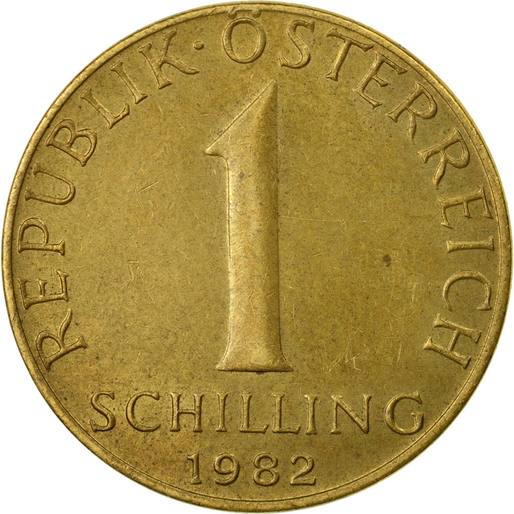 Moneta, Austria, Schilling, 1982, BB, Alluminio-bronzo, KM:2886