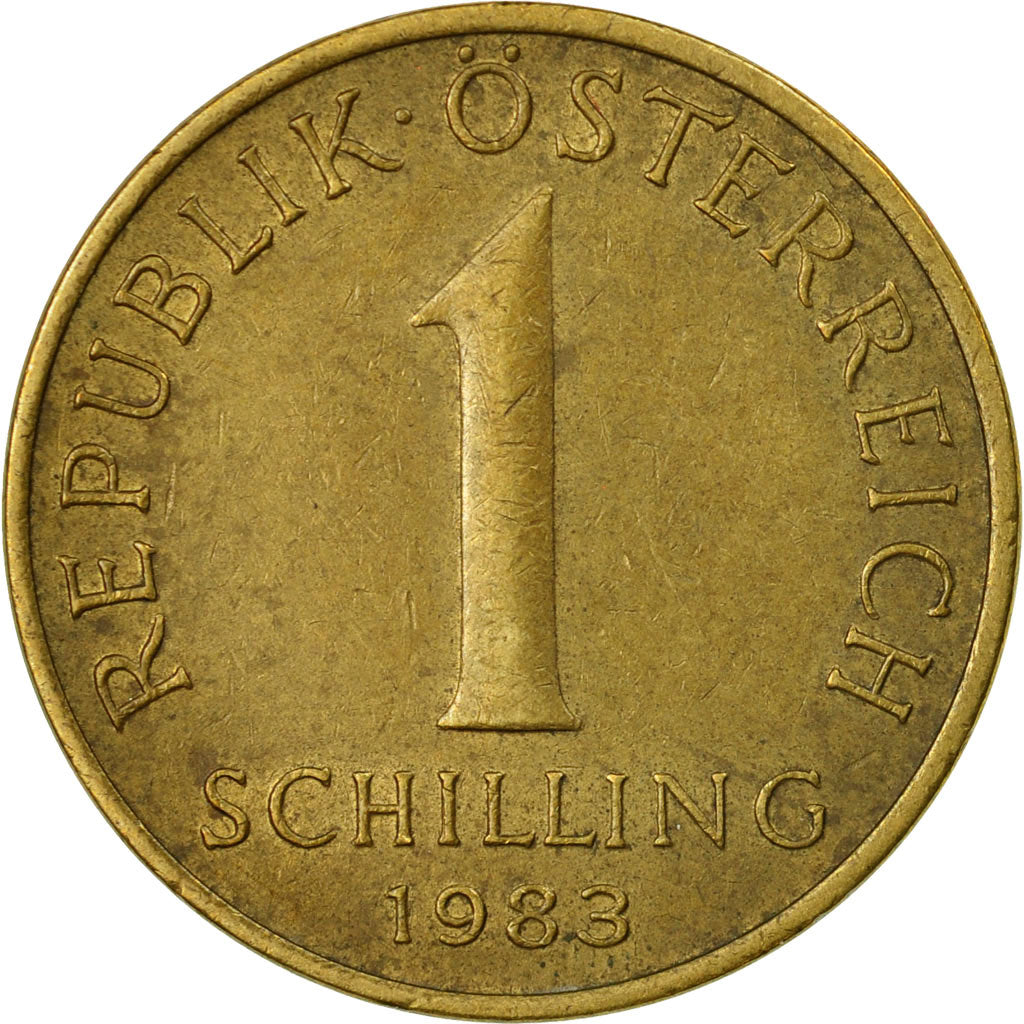 Coin, Austria, Schilling, 1983, EF(40-45), Aluminum-Bronze, KM:2886