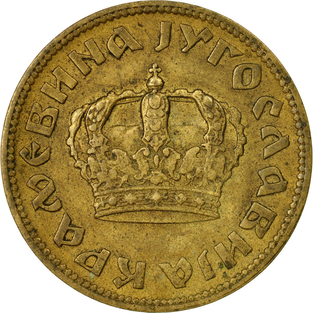 Moneda, Yugoslavia, Petar II, 2 Dinara, 1938, BC+, Aluminio - bronce, KM:20