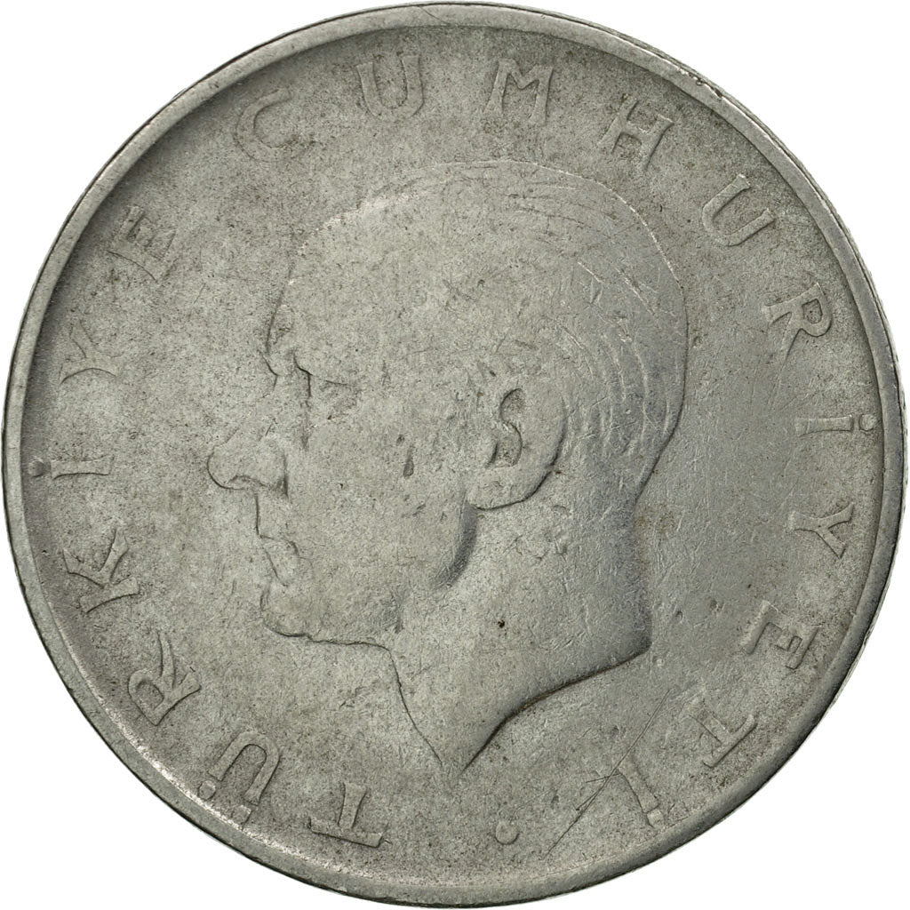 Moneta, Turchia, Lira, 1961, BB, Acciaio inossidabile, KM:889a.1