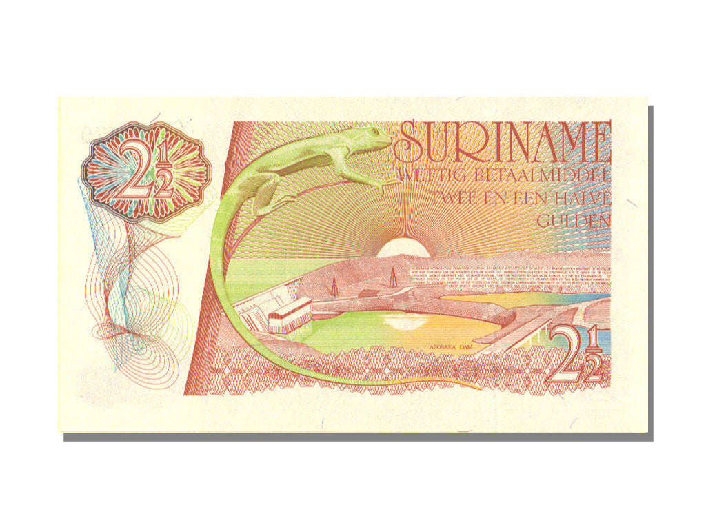 Suriname, 2 1/2 Gulden, 1985, KM #119a, 1985-11-01, UNC(65-70), V/4