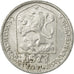 Münze, Tschechoslowakei, 10 Haleru, 1977, SGE+, Aluminium, KM:80