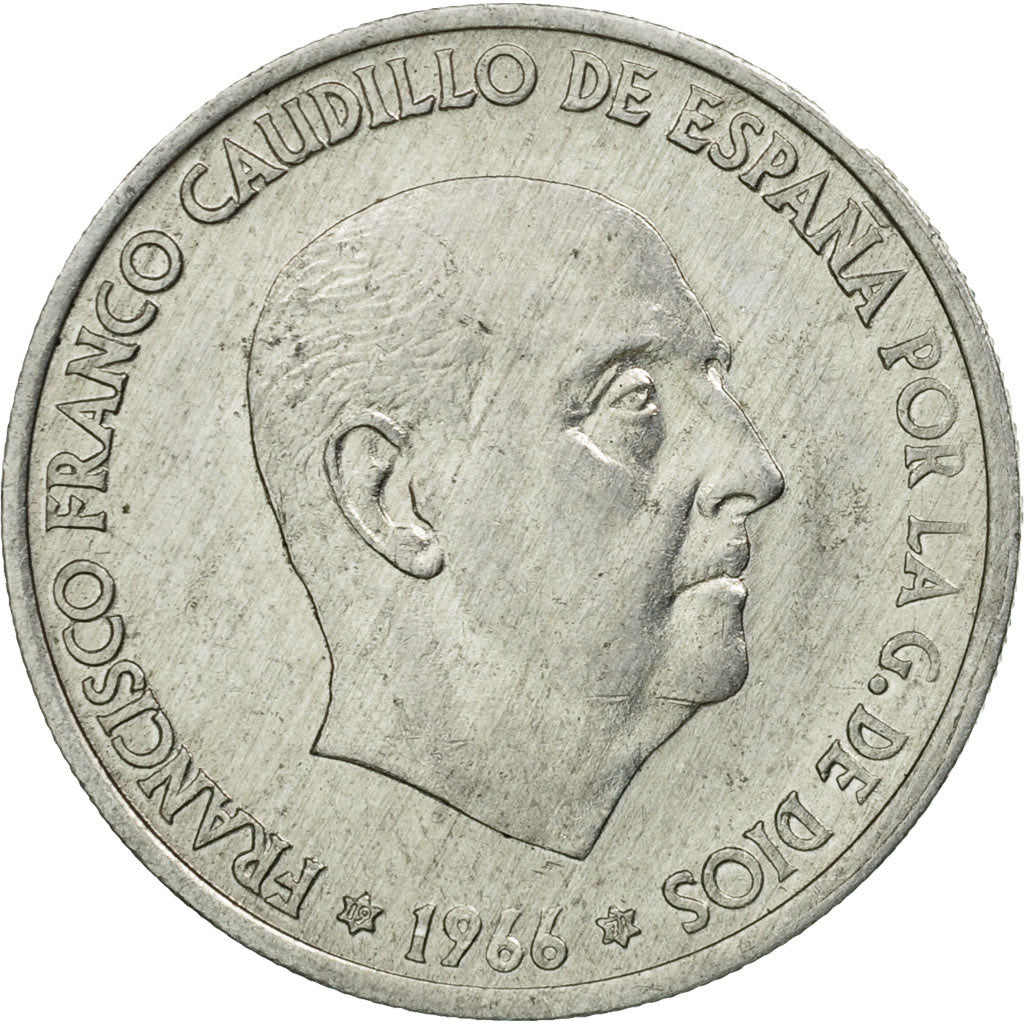 Monnaie, Espagne, Francisco Franco, caudillo, 50 Centimos, 1971, SUP, Aluminium