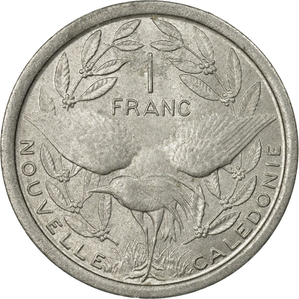 Coin, New Caledonia, Franc, 1973, Paris, VF(30-35), Aluminum, KM:10