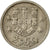 Coin, Portugal, 2-1/2 Escudos, 1975, VF(30-35), Copper-nickel, KM:590