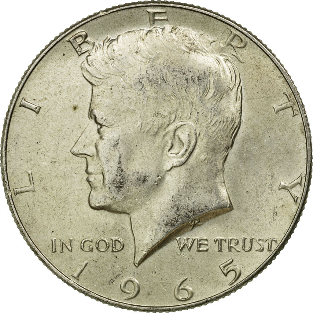 Monnaie, États-Unis, Kennedy Half Dollar, Half Dollar, 1965, U.S. Mint